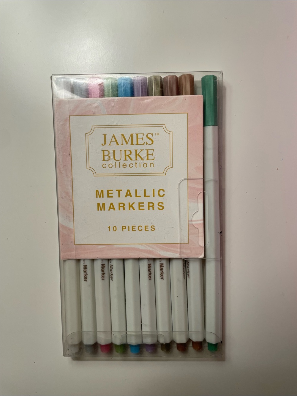 James Burke Metallic Markers Set (10 Pieces)